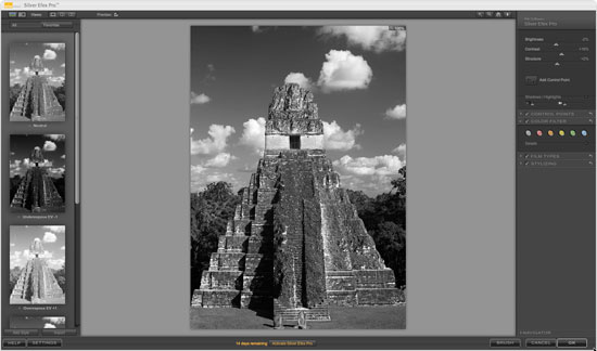 Silver Efex Pro software