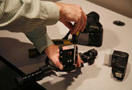 Flash Bracket attachments for digital cameras